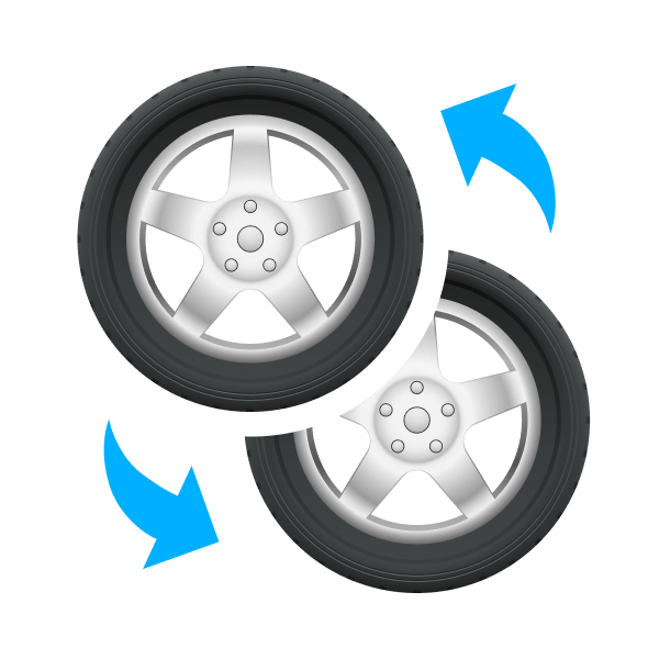 타이어 위치 교환