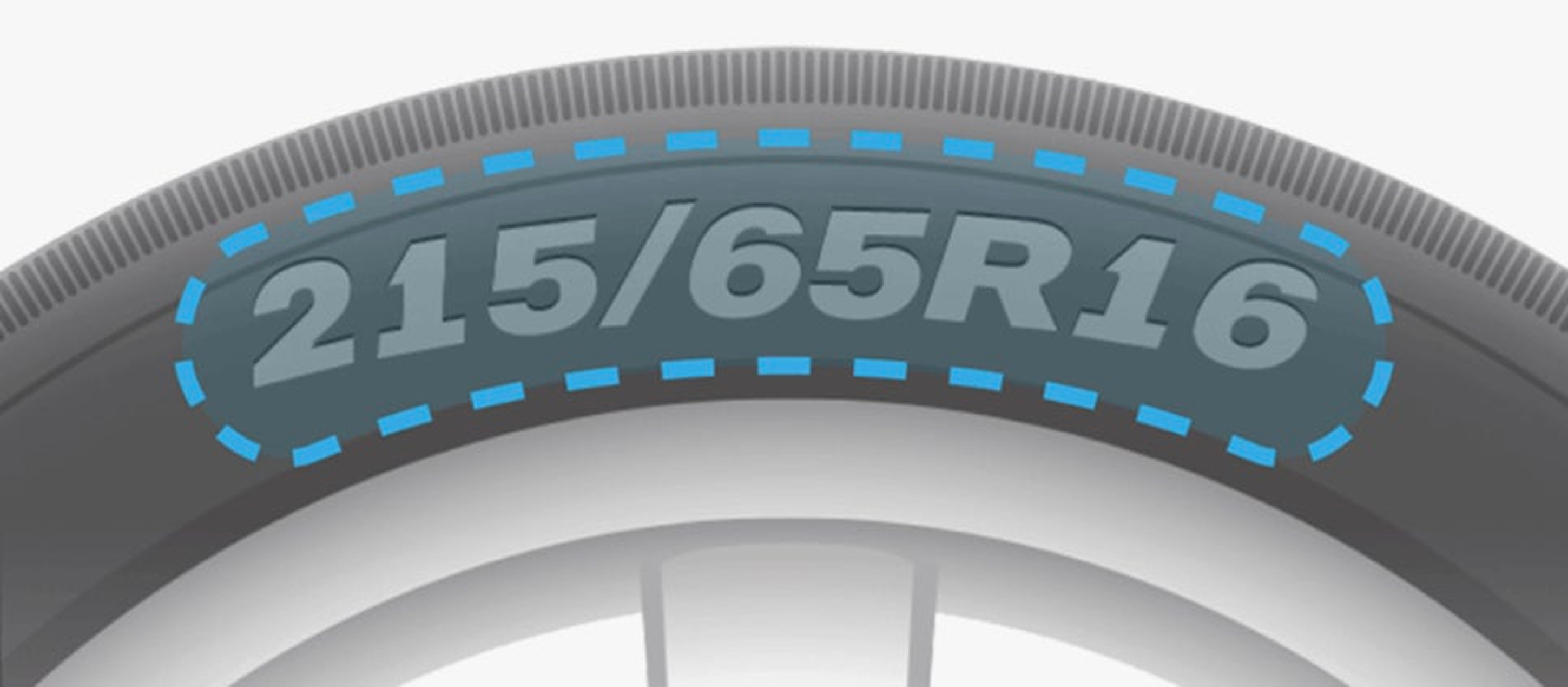 타이어 사이즈 확인 방법